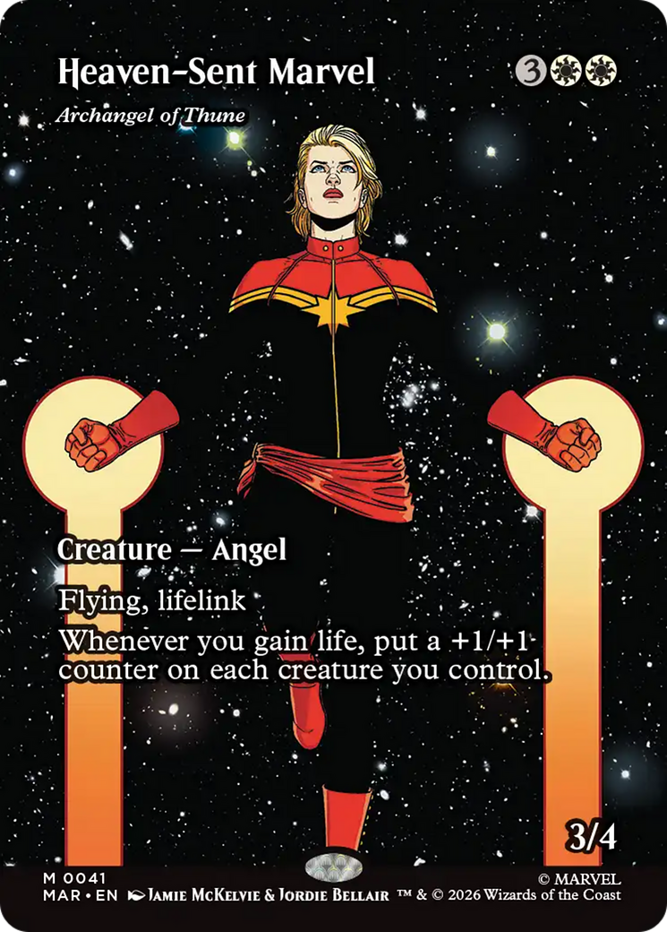 Archangel of Thune - Mythic Creature — Angel card from Marvel Universe