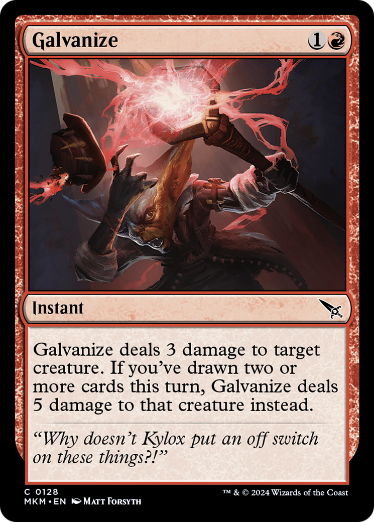 Image of card Galvanize