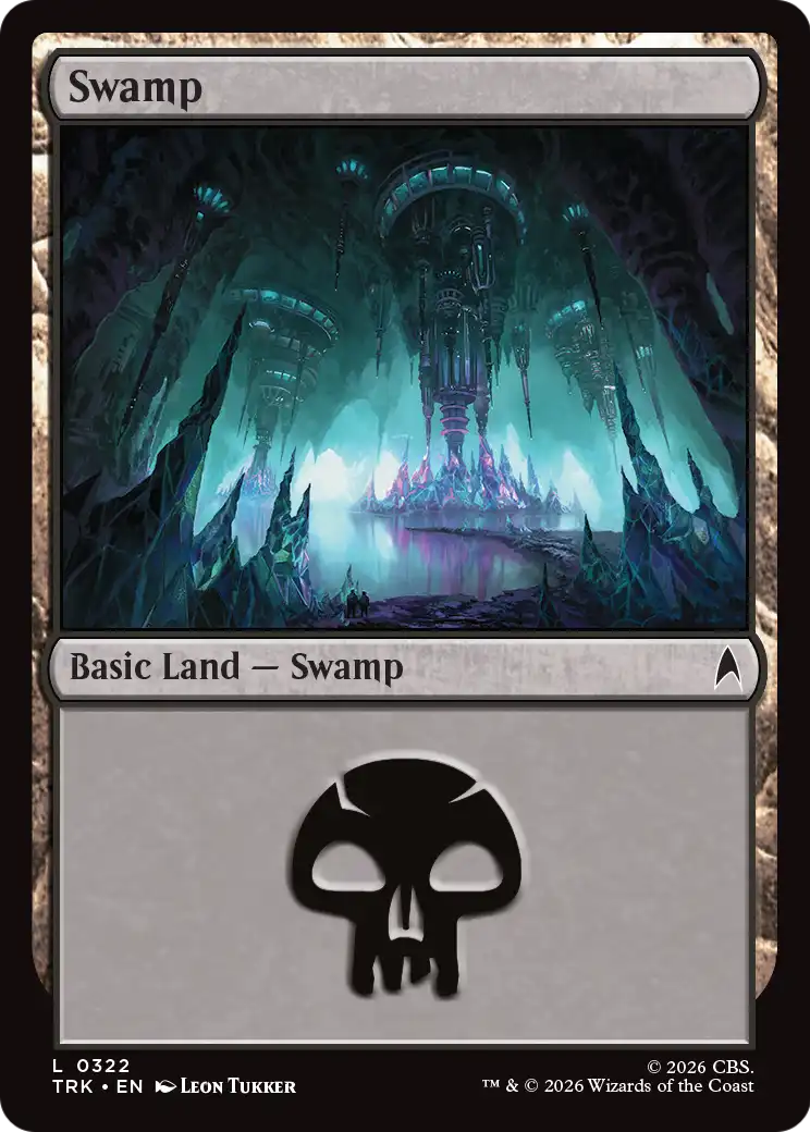 Swamp - Common Basic Land — Swamp card from Star Trek