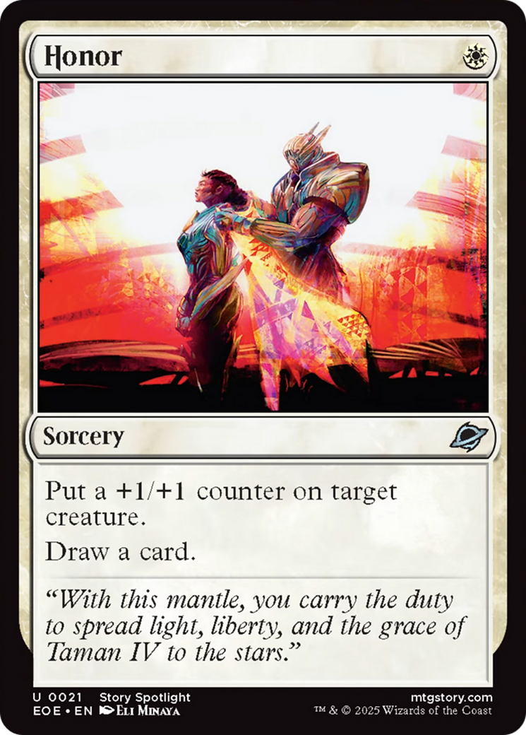 Honor - Uncommon Sorcery card from Edge of Eternities