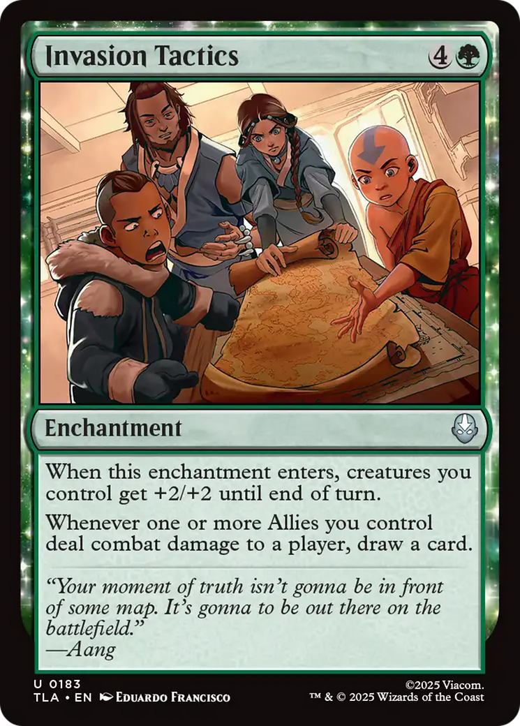 Invasion Tactics - Uncommon Enchantment card from Avatar: The Last Airbender