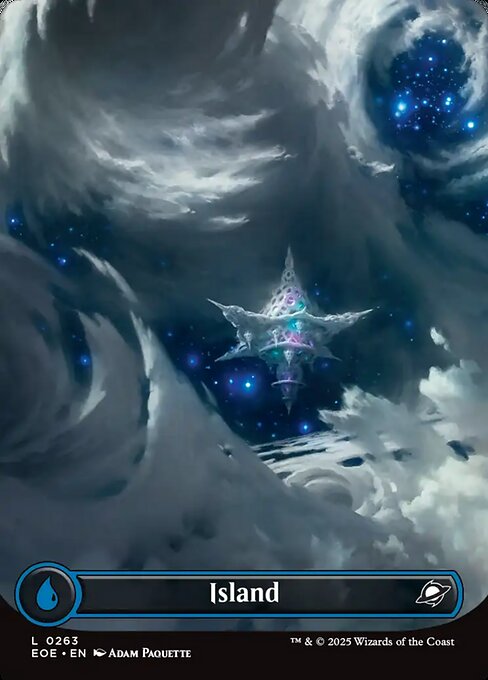 Island - Common card from Edge of Eternities