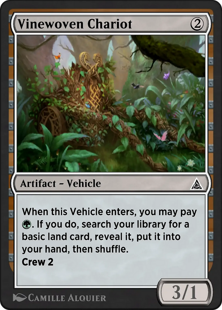 Subway Train - Common Artifact — Vehicle card from Through the Omenpaths