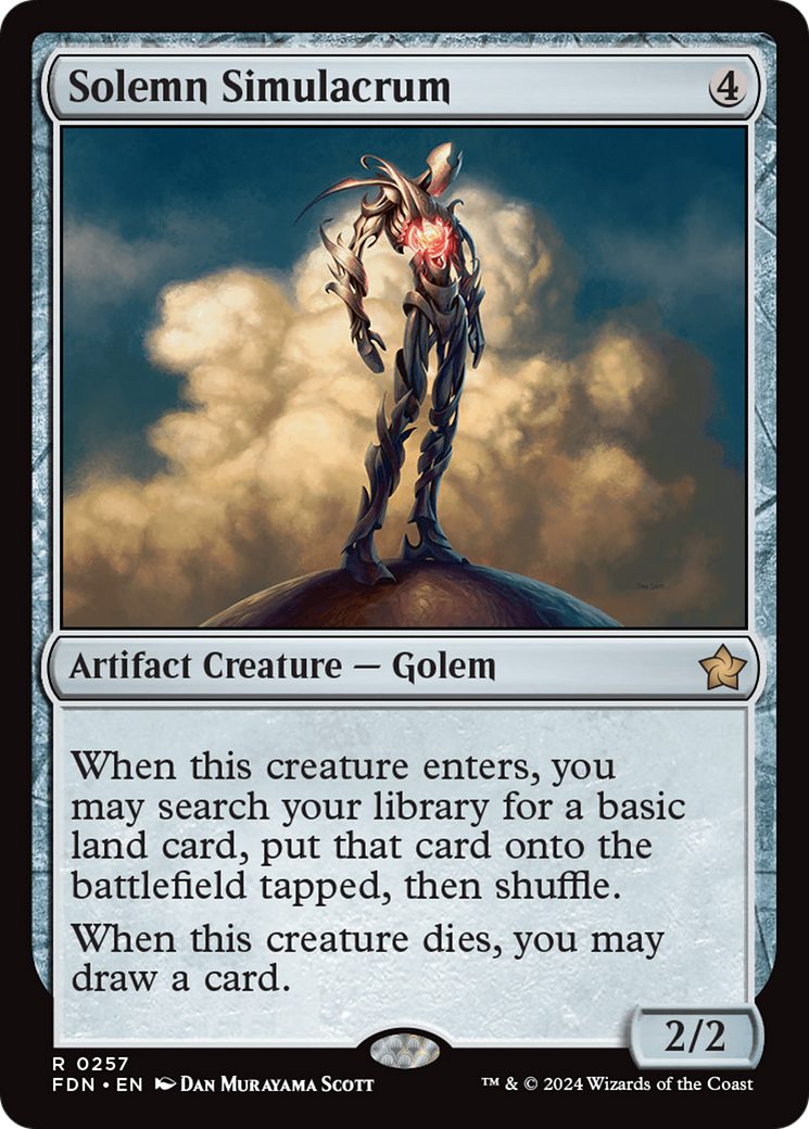 Image of card Solemn Simulacrum