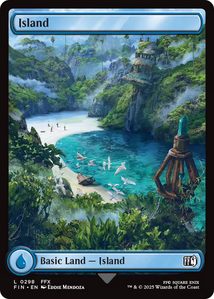 Island - Common Basic Land — Island card from Final Fantasy