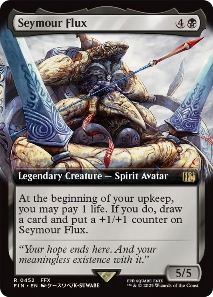 Seymour Flux - Rare Legendary Creature — Spirit Avatar card from Final Fantasy