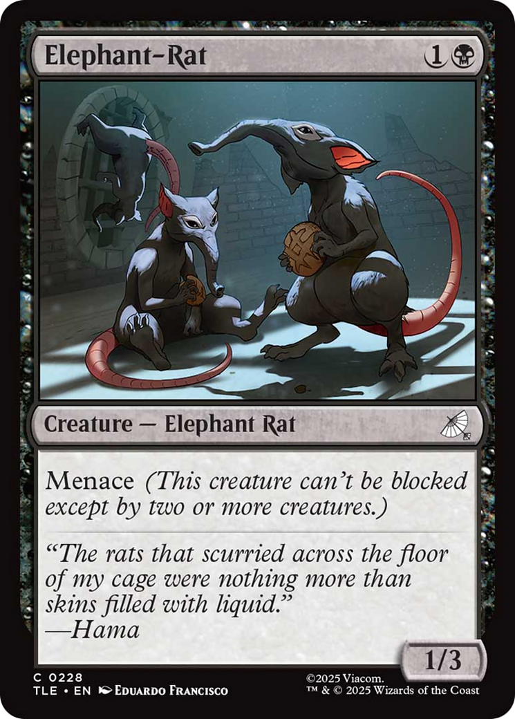 Elephant-Rat - Common Creature — Elephant Rat card from Avatar: The Last Airbender Eternal
