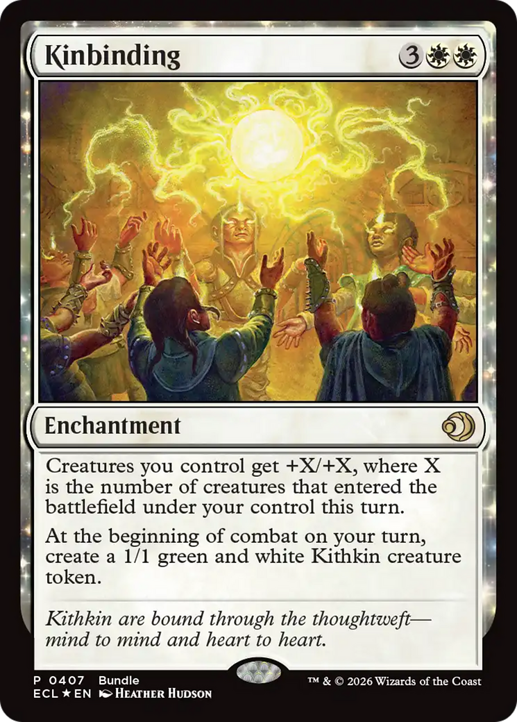 Kinbinding - Rare Enchantment card from Lorwyn Eclipsed