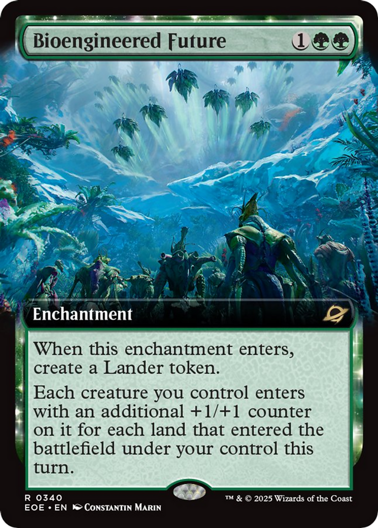 Bioengineered Future - Rare Enchantment card from Edge of Eternities