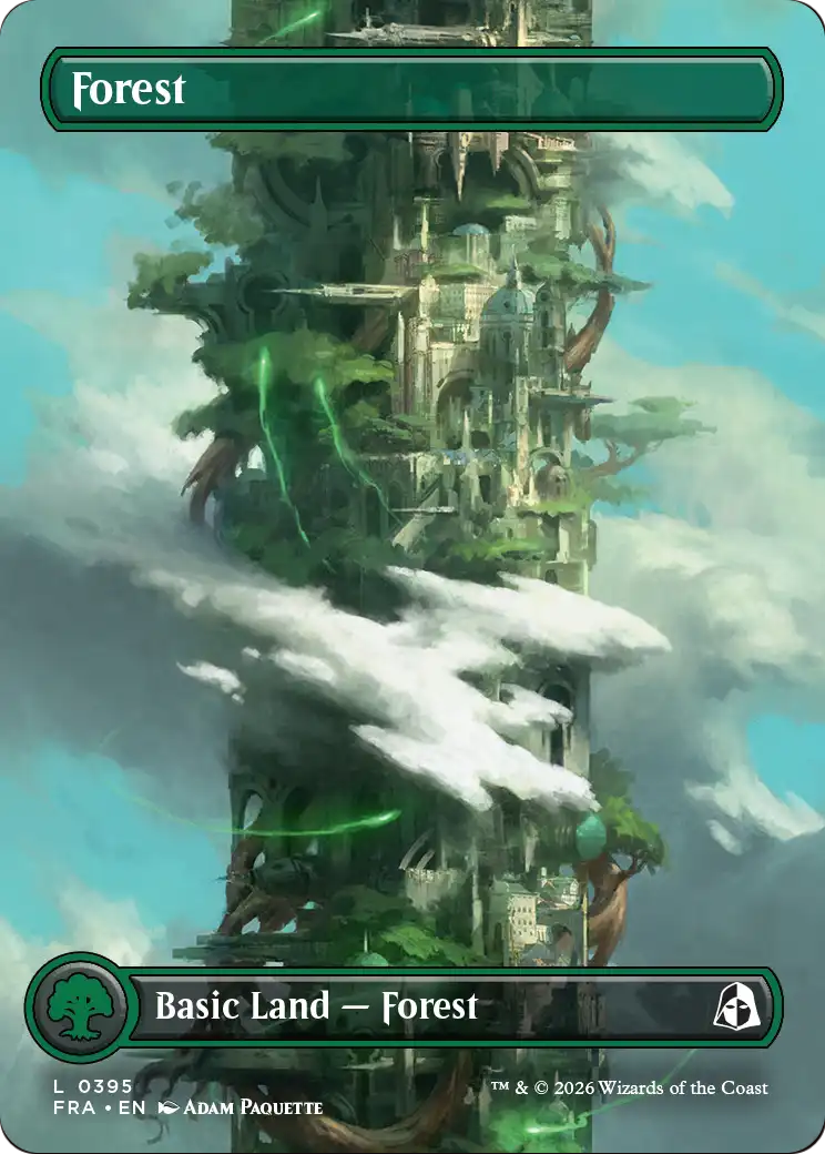 Forest - Common Basic Land — Forest card from Reality Fracture