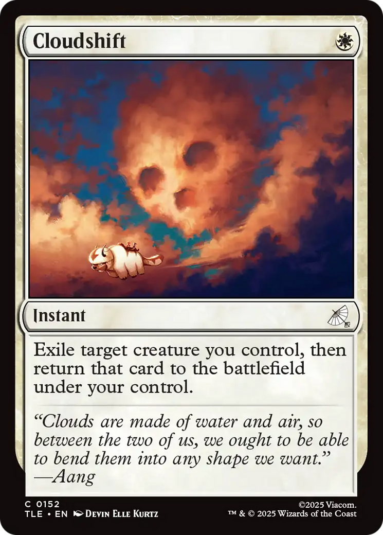 Cloudshift - Common Instant card from Avatar: The Last Airbender Eternal