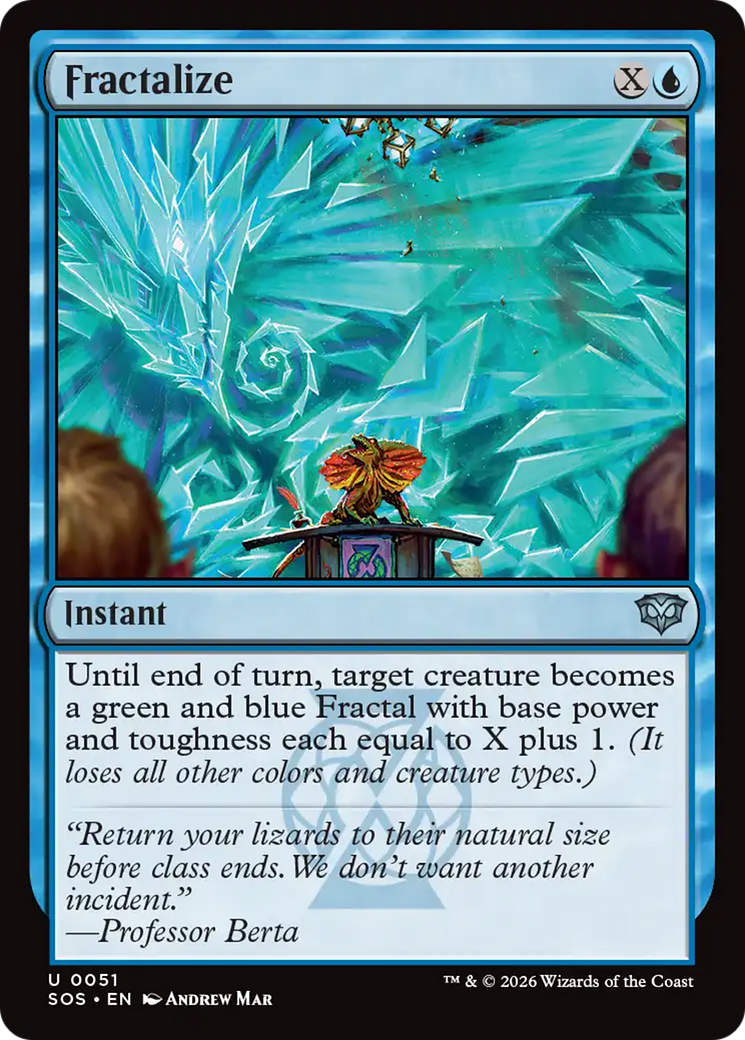 Fractalize - Uncommon Instant card from Secrets of Strixhaven