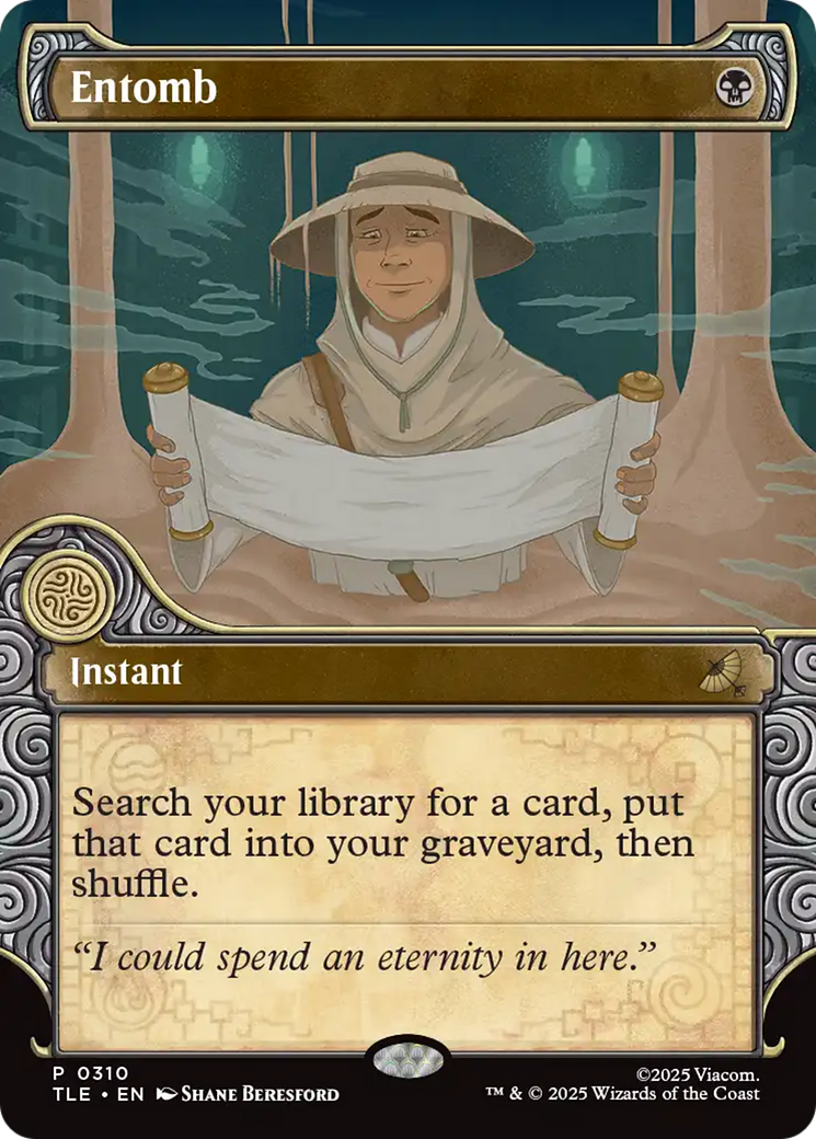 Entomb - Rare Instant card from Avatar: The Last Airbender Eternal