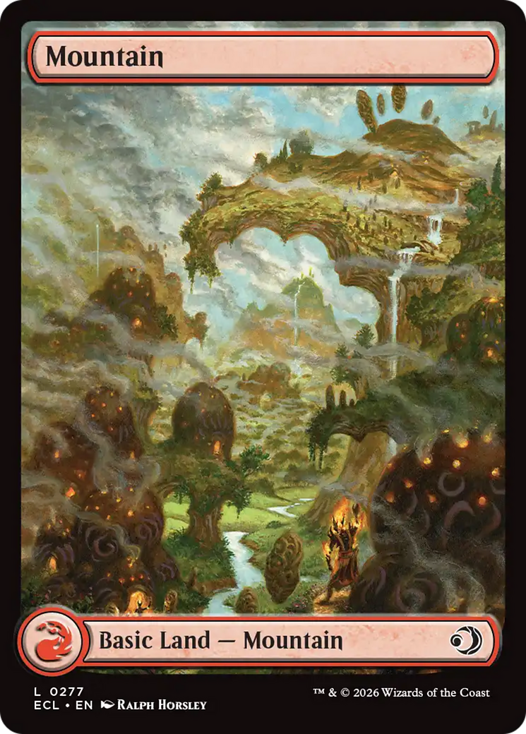 Mountain - Common Basic Land — Mountain card from Lorwyn Eclipsed