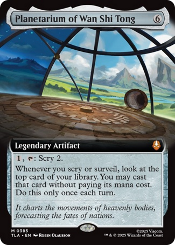 Planetarium of Wan Shi Tong - Mythic Legendary Artifact card from Avatar: The Last Airbender