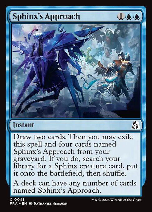 Sphinx's Approach - Common card from Reality Fracture