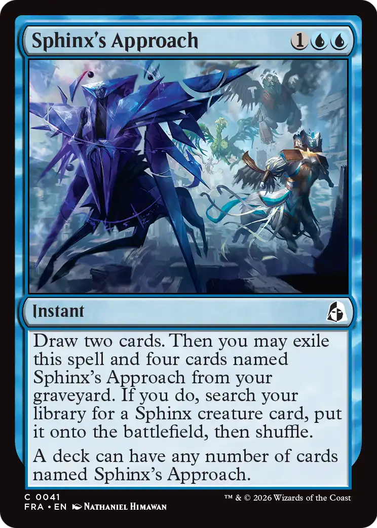 Sphinx's Approach - Common Instant card from Reality Fracture