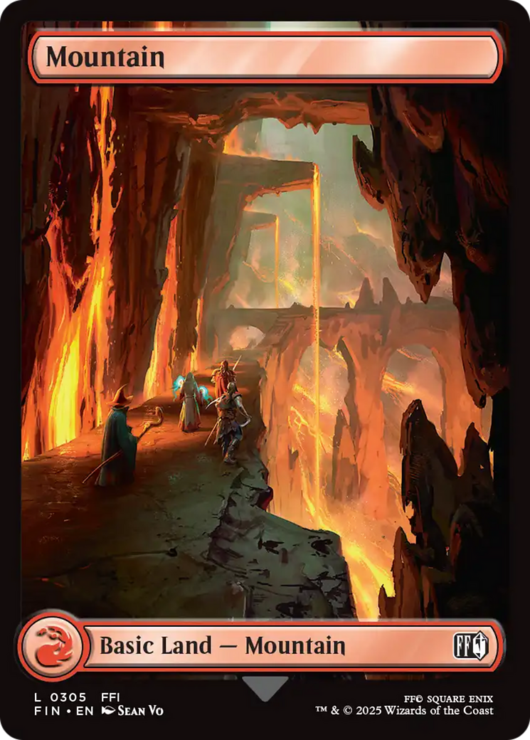 Mountain - Common Basic Land — Mountain card from Final Fantasy