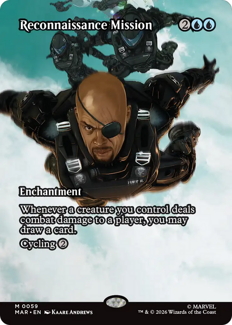 Reconnaissance Mission - Mythic Enchantment card from Marvel Universe