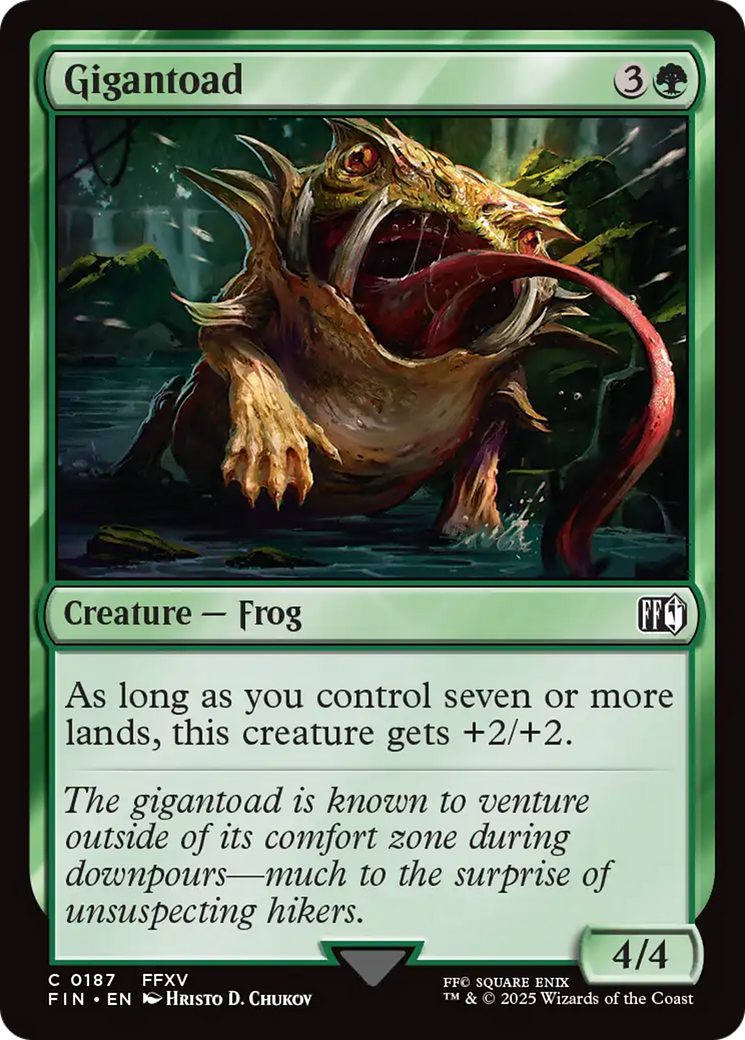Gigantoad - Common Creature — Frog card from Final Fantasy
