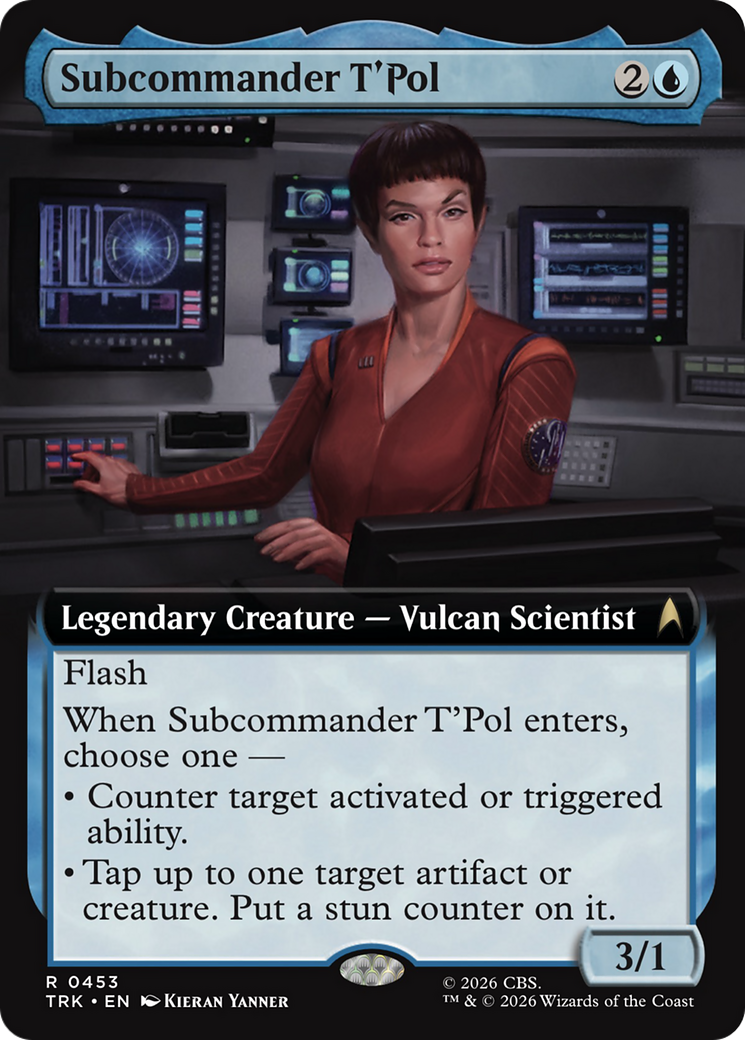 Subcommander T'Pol - Rare Legendary Creature — Vulcan Scientist card from Star Trek