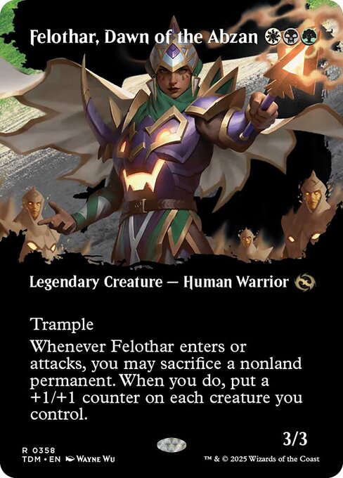 Felothar, Dawn of the Abzan