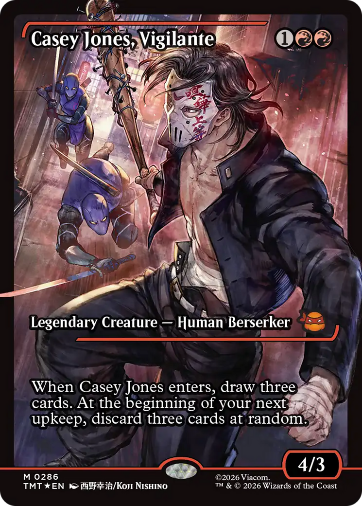 Casey Jones, Vigilante - Legendary Creature — Human Berserker used in Boros main decks