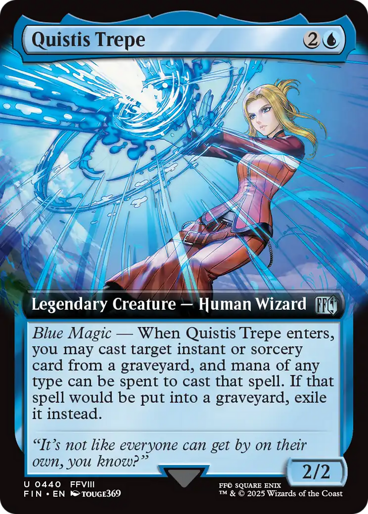 Quistis Trepe - Uncommon Legendary Creature — Human Wizard card from Final Fantasy