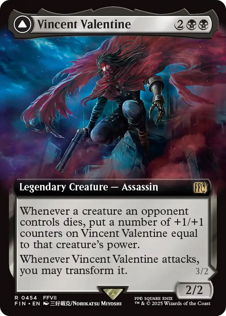 Vincent Valentine // Galian Beast - Rare Legendary Creature — Assassin card from Final Fantasy