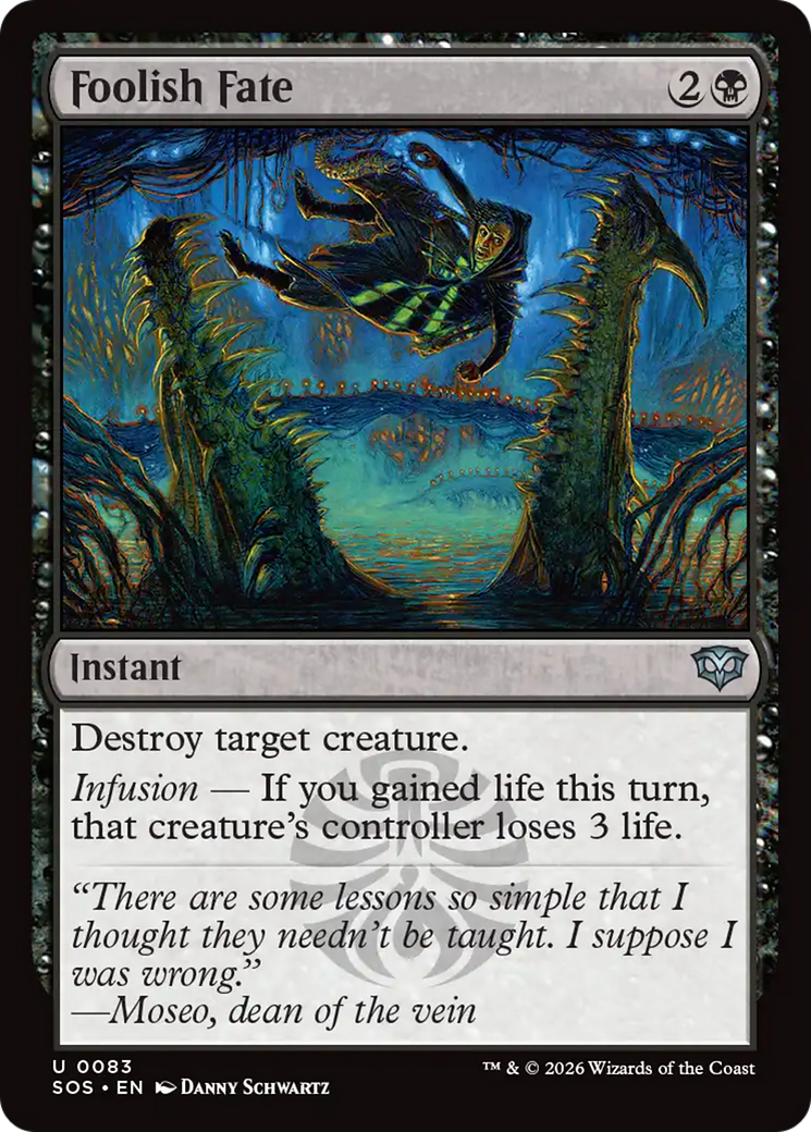 Foolish Fate - Uncommon Instant card from Secrets of Strixhaven