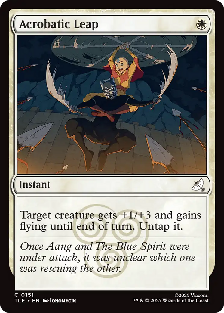 Acrobatic Leap - Common Instant card from Avatar: The Last Airbender Eternal