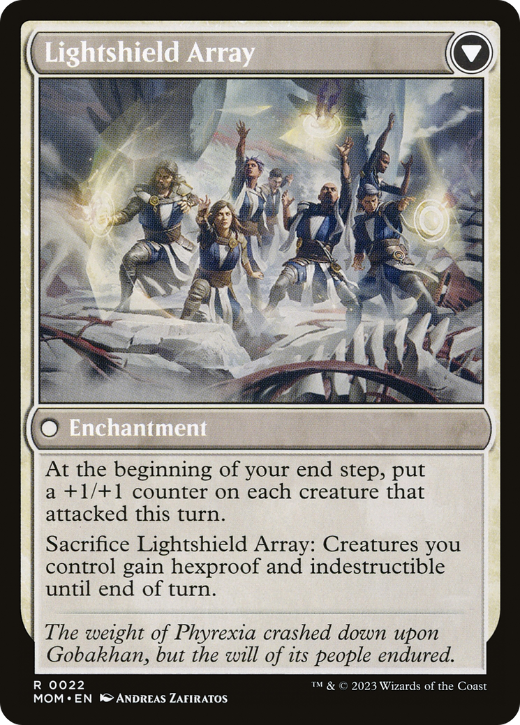 Image of card Invasion of Gobakhan // Lightshield Array back