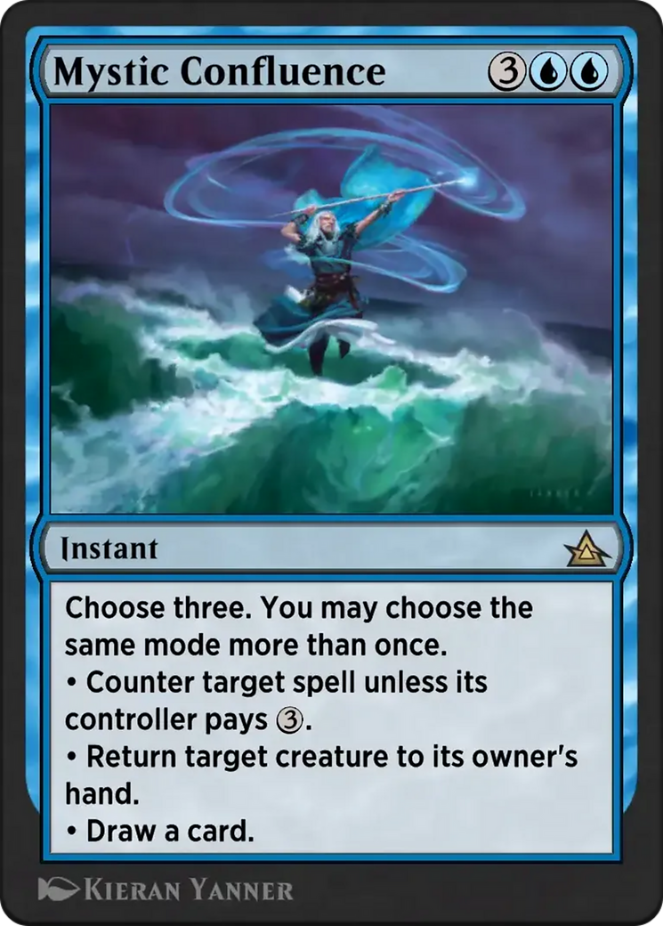Mystic Confluence - Rare Instant card from Through the Omenpaths Bonus Sheet