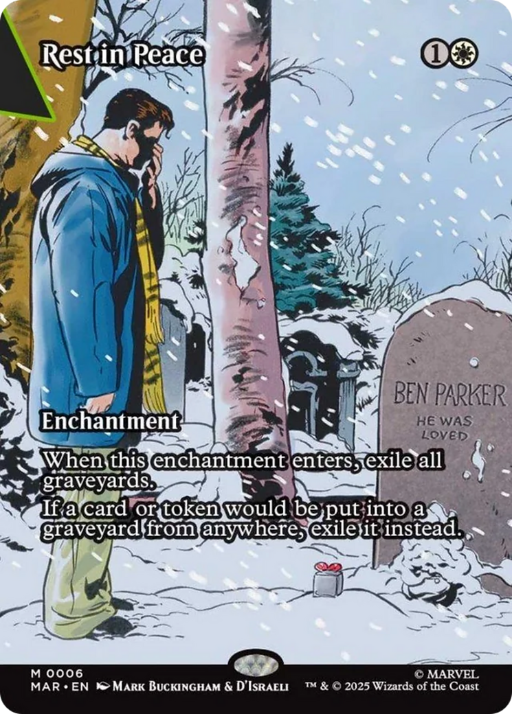Rest in Peace - Mythic Enchantment card from Marvel Universe