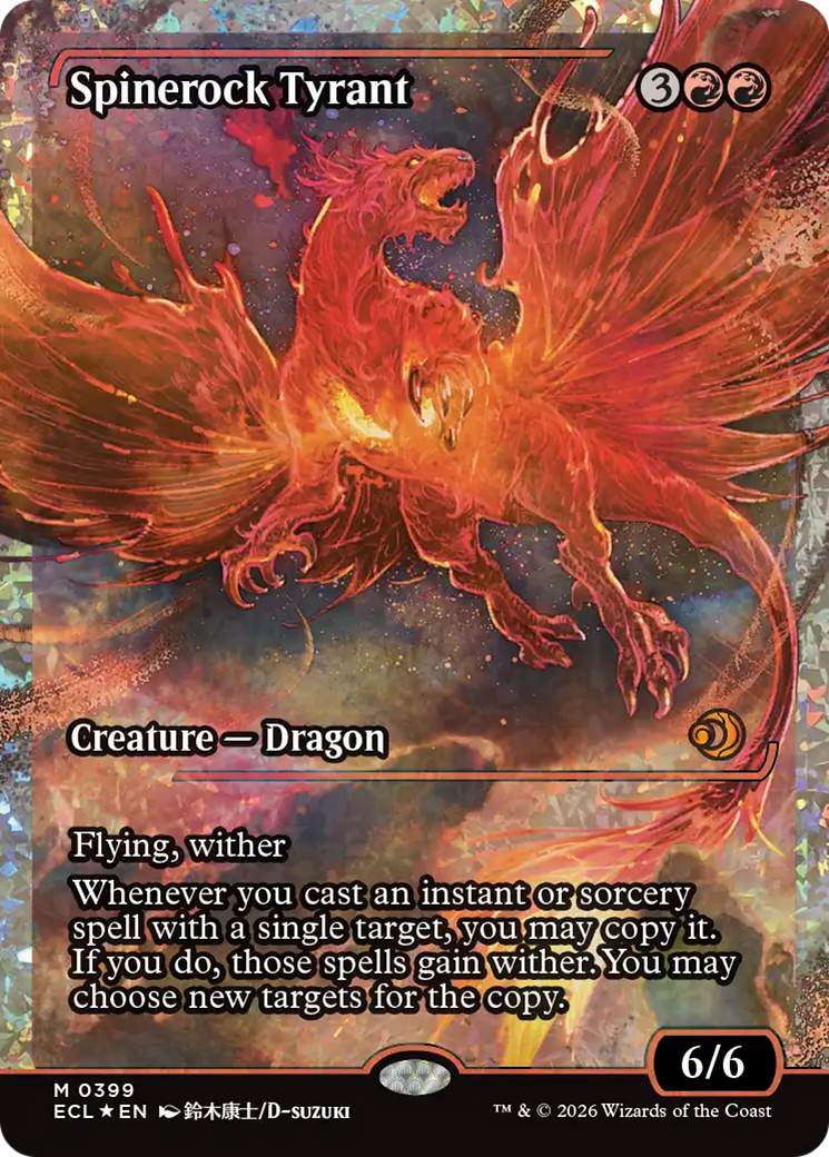 Spinerock Tyrant - Mythic Creature — Dragon card from Lorwyn Eclipsed