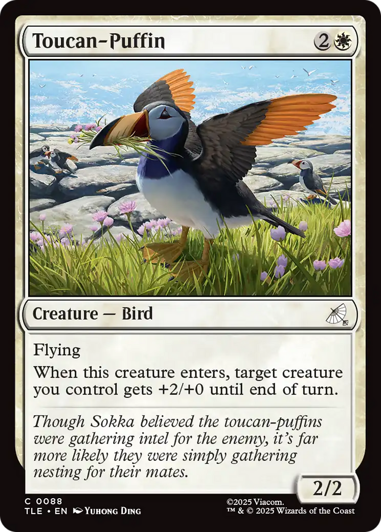 Toucan-Puffin - Common Creature — Bird card from Avatar: The Last Airbender Eternal