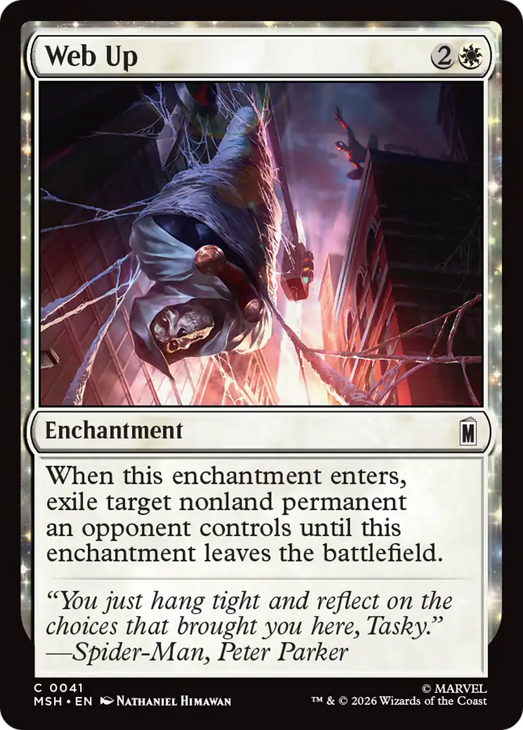 Web Up - Common Enchantment card from Marvel Super Heroes