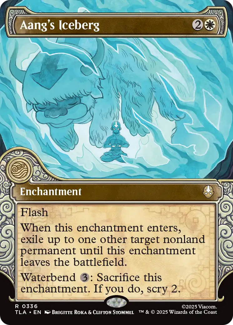 Aang's Iceberg - Rare Enchantment card from Avatar: The Last Airbender