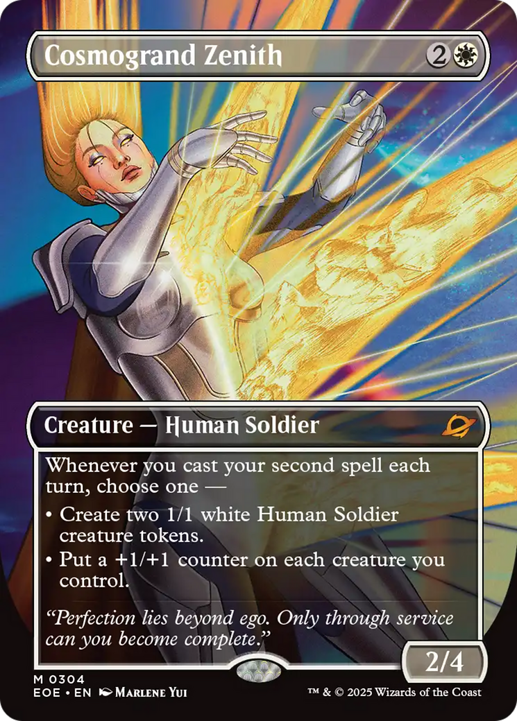 Cosmogrand Zenith - Mythic Creature — Human Soldier card from Edge of Eternities