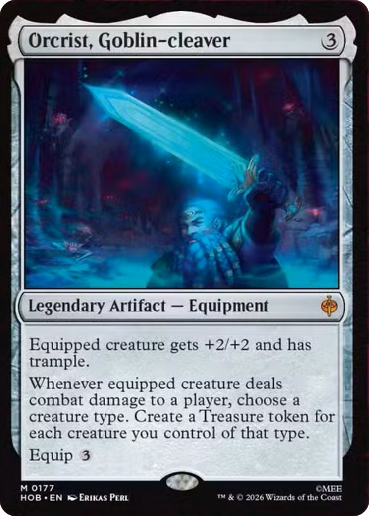 Orcrist, Goblin-cleaver - Mythic Legendary Artifact — Equipment card from The Hobbit