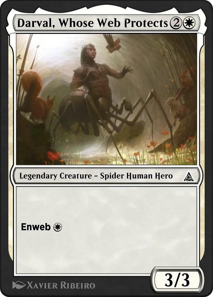 Spider-Man, Web-Slinger - Common Legendary Creature — Spider Human Hero card from Through the Omenpaths