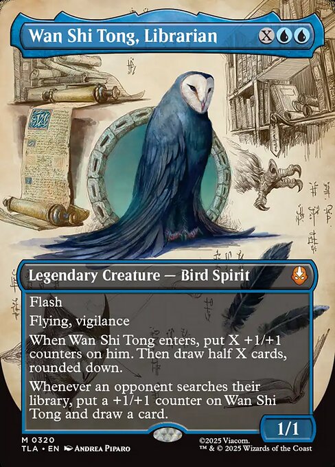 Wan Shi Tong, Librarian - Mythic rare card from Avatar: The Last Airbender