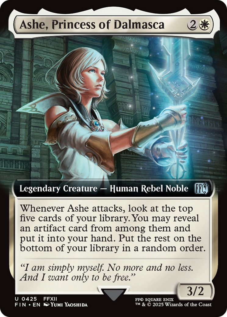 Ashe, Princess of Dalmasca - Uncommon Legendary Creature — Human Rebel Noble card from Final Fantasy