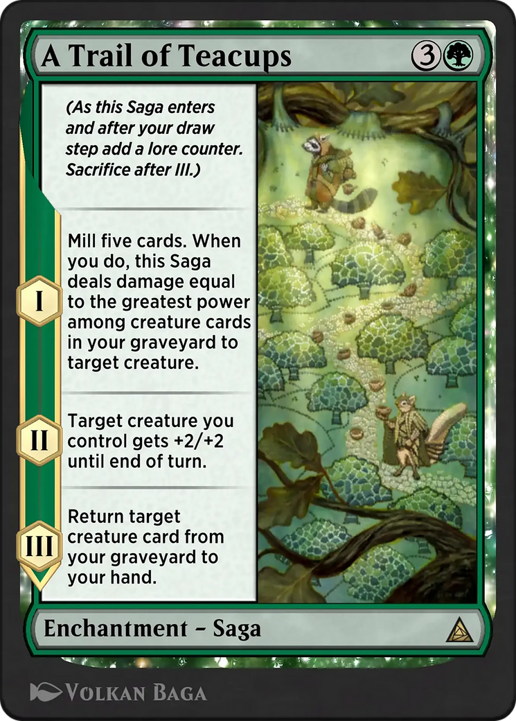 Kraven's Last Hunt - Rare Enchantment — Saga card from Through the Omenpaths