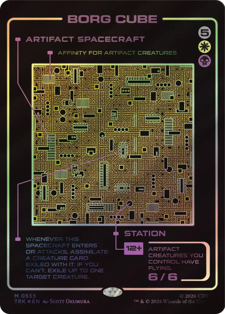 Borg Cube - Mythic Artifact — Spacecraft card from Star Trek