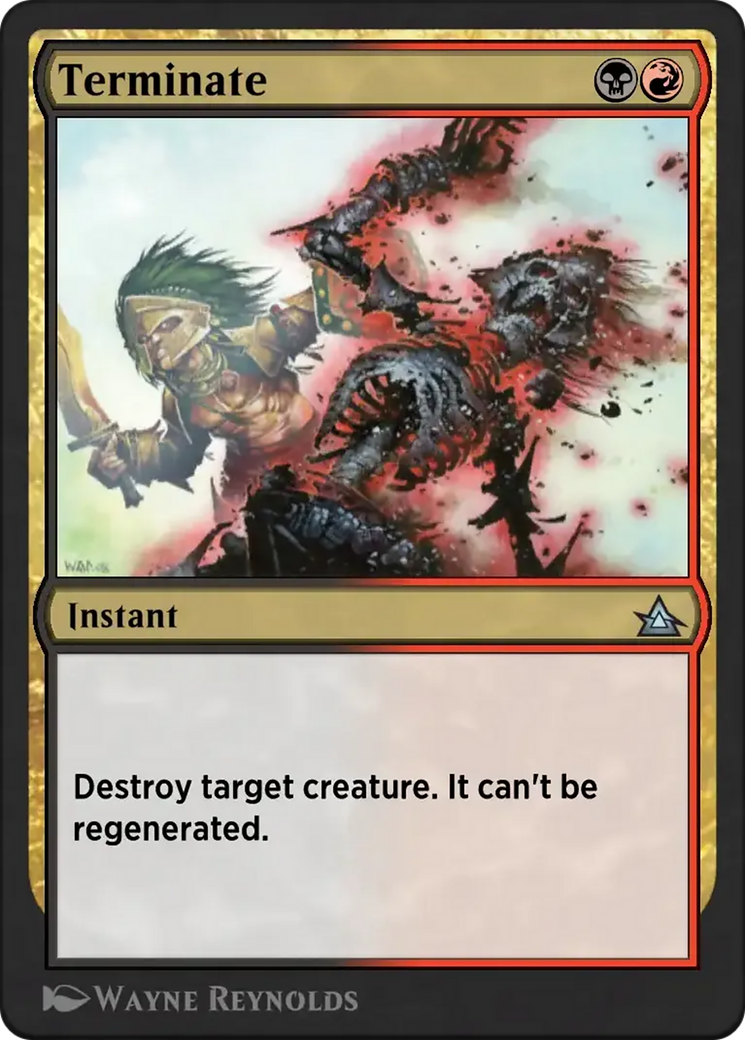 Terminate - Uncommon Instant card from Through the Omenpaths Bonus Sheet