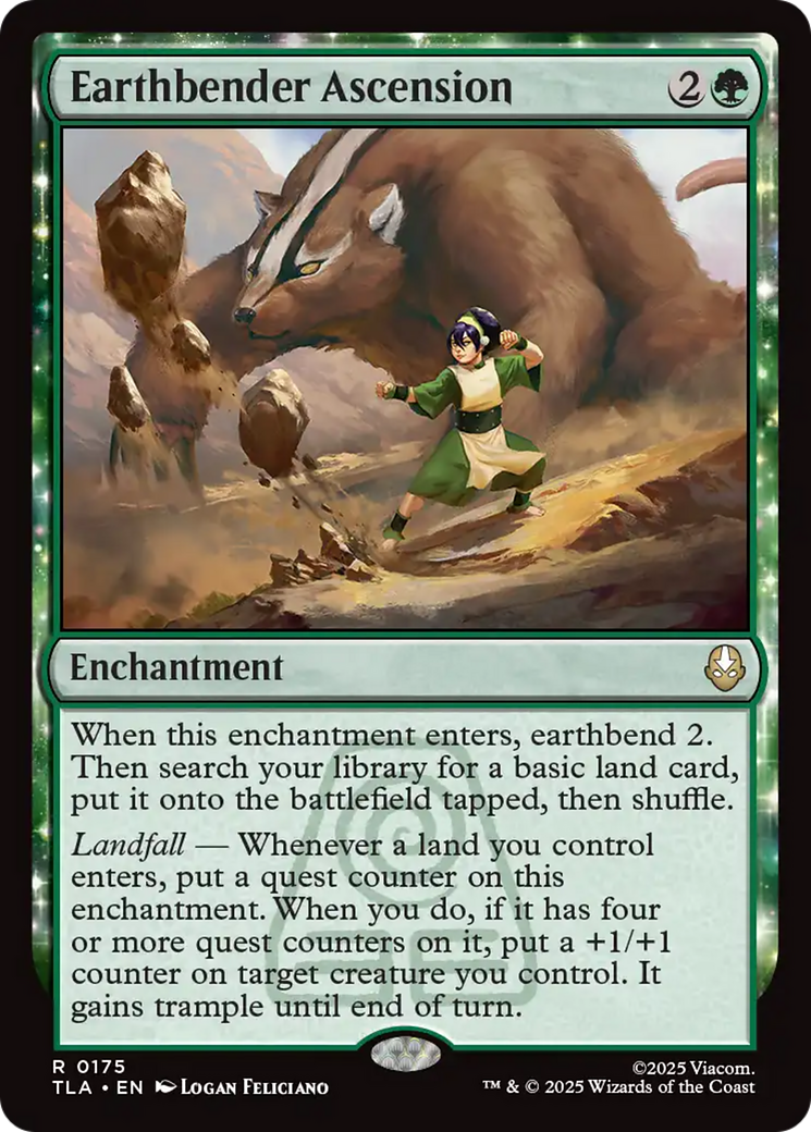 Earthbender Ascension - Enchantment used in Mono-Green main decks