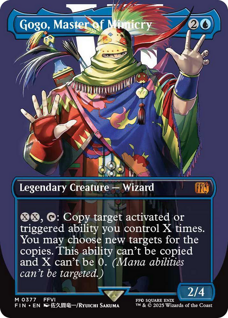 Gogo, Master of Mimicry - Mythic Legendary Creature — Wizard card from Final Fantasy
