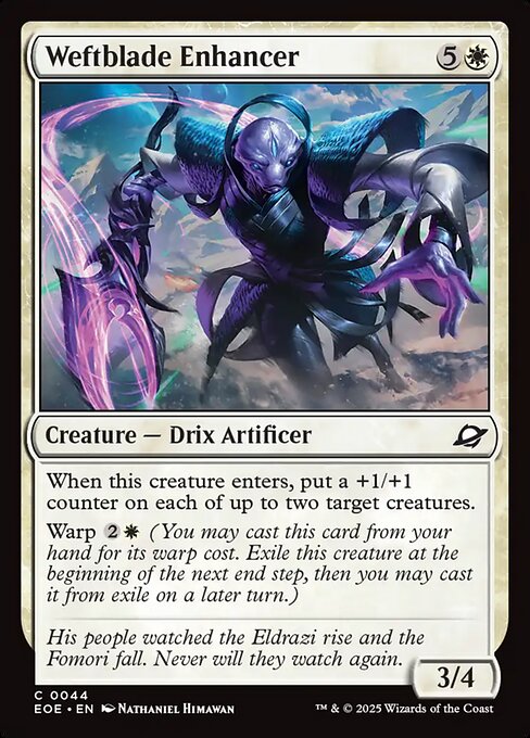 Weftblade Enhancer - Common card from EOE