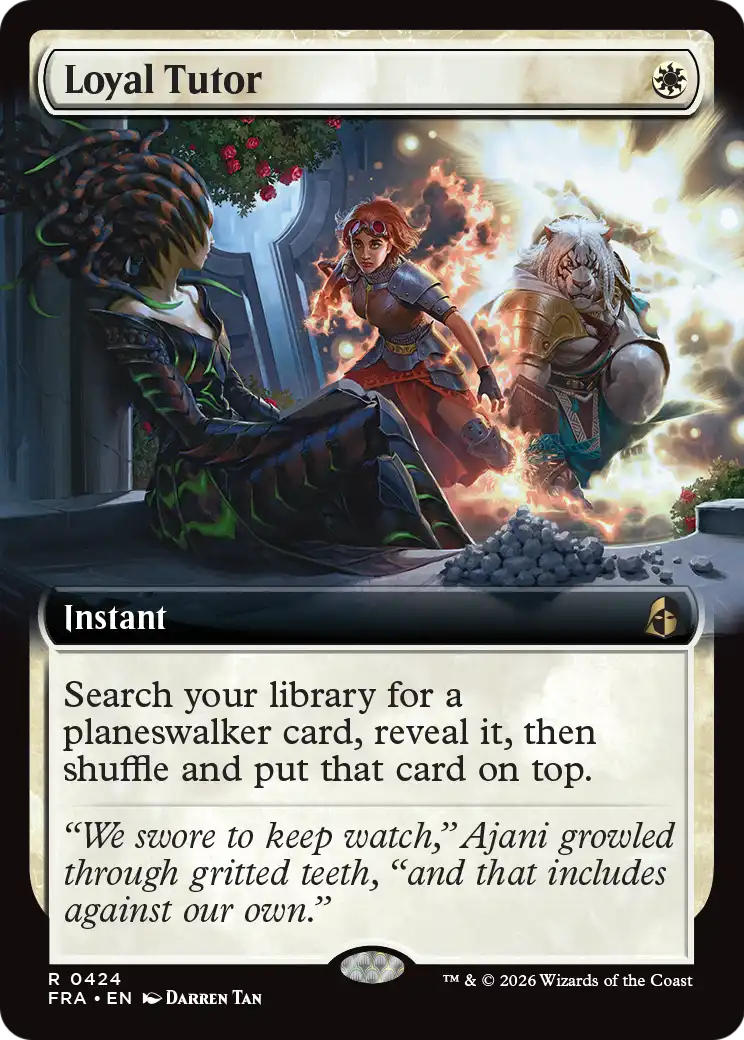 Loyal Tutor - Rare Instant card from Reality Fracture